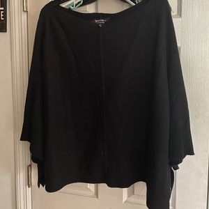 Women’s M/L Black Juicy Couture Cashmere Poncho